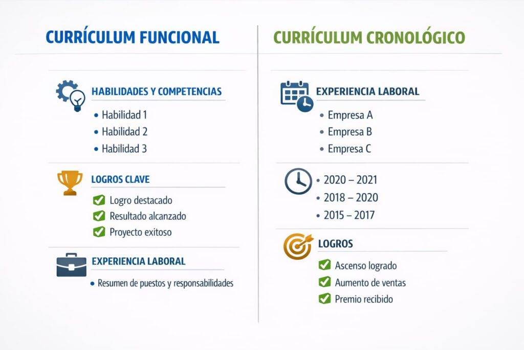 Comparativa entre CV funcional y cronológico