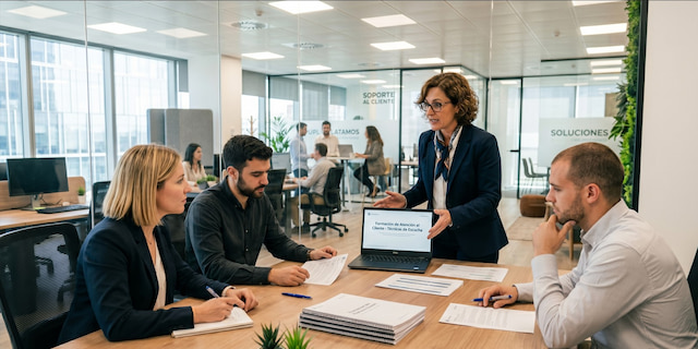 Formación interna para mejorar la atención al cliente